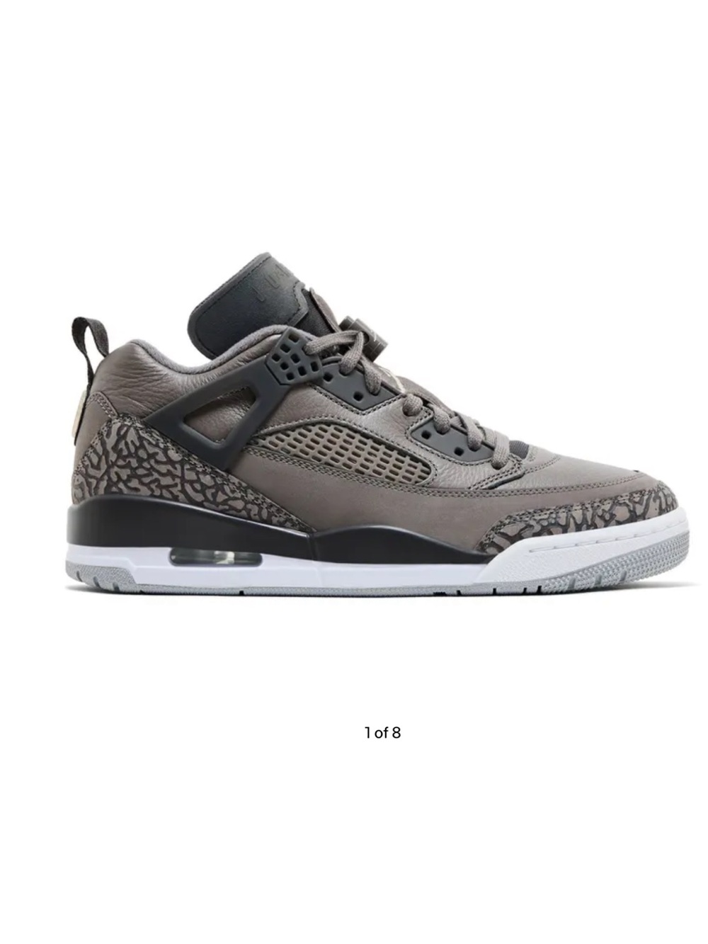 Air Jordan Spizike Low 'Cave Stone Anthracite' size 11
